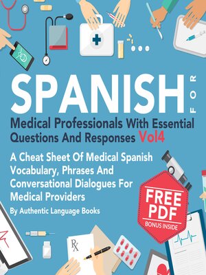 Spanish For Medical Professionals With Essential Questions And ...